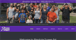 Desktop Screenshot of absolutescreenart.com